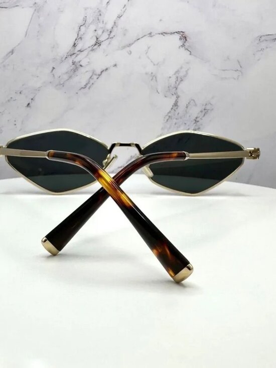 ✨ Miu Miu Geometric Gold Sunglasses ✨ main image 12